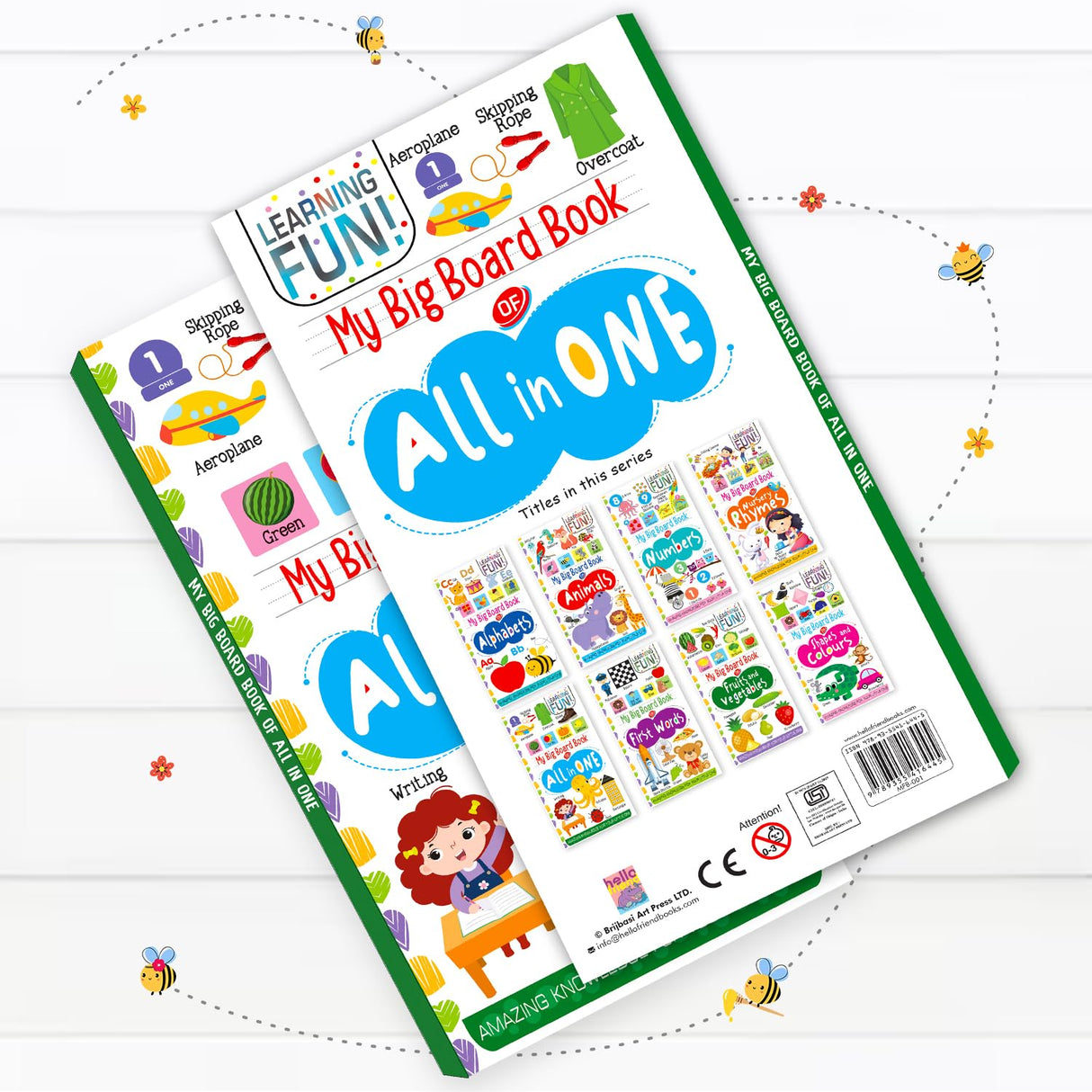 Hello Friend Books My Big Board Book of All in One : Simple and Vibrant Illustrations to Increase the Knowledge of Your Little One - Retail Maharaj