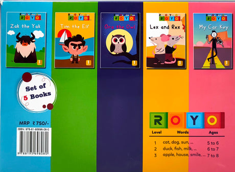 Read On Your Own, Level 1 (Set of 5 Books, ROYO Level-1) - Retail Maharaj