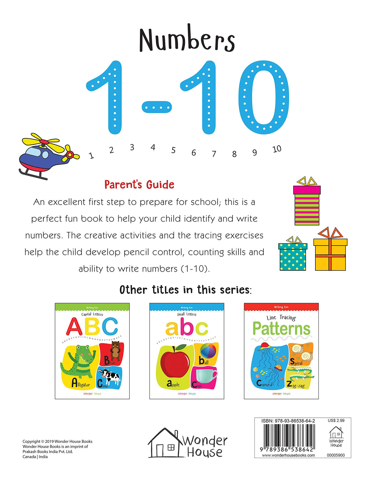 Numbers 1–10 – Write and Practice Book for Kids: Learn to Trace and Write Numbers 1 to 10 with Fun Activities | Early Math Writing Workbook for Toddlers, Preschool & Kindergarten | Ages 3–5 Years (Writing Fun Series) | 2+ hours of Learning time - Retail Maharaj