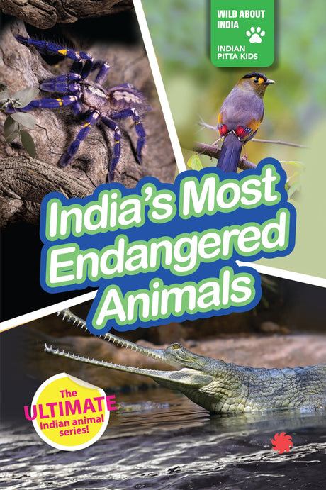 INDIA’S MOST ENDANGERED ANIMALS : Wild About India - Engaging Book for Kids (Ages 5-15) - Fun Facts, Trivia Questions and Answers to Teach Your Children about the Animal Kingdom - Retail Maharaj