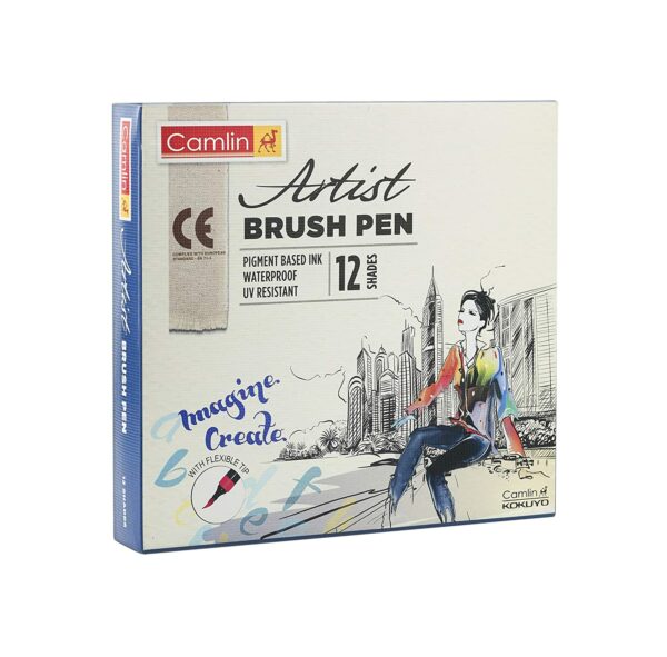 Camel Artist Brush Pen Set of 12 for Calligraphy & Illustration - Retail Maharaj