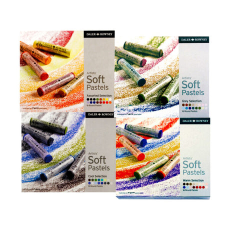 Daler-Rowney Artists’ Soft Pastels Set of 16 - Retail Maharaj
