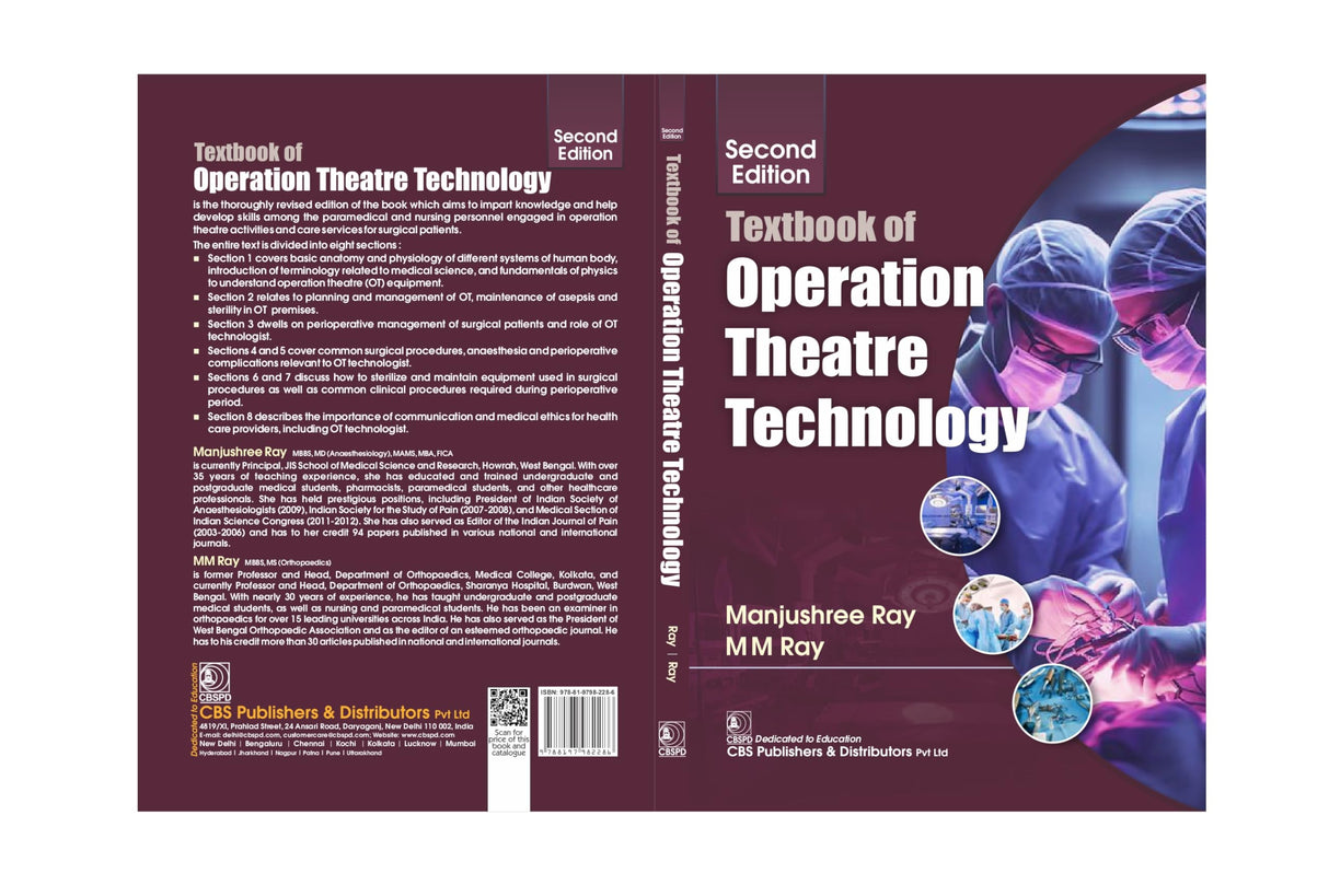 Textbook of Operation Theatre Technology, 2/e (ISBN - 9788197982286) - Retail Maharaj