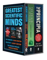 Greatest Scientific Minds (Boxed Set of 3): Charles Darwin, Albert Einstein, Isaac Newton - Origin of Species | Relativity: The General and The ... | The Principia (Popular Classic (Box Set)) - Retail Maharaj