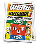 Word Builder Activity Book – Level 1 | Make Meaningful Words Using Given Letters | Ages 5–8 | Fun Vocabulary & Spelling Practice for Kids - Retail Maharaj