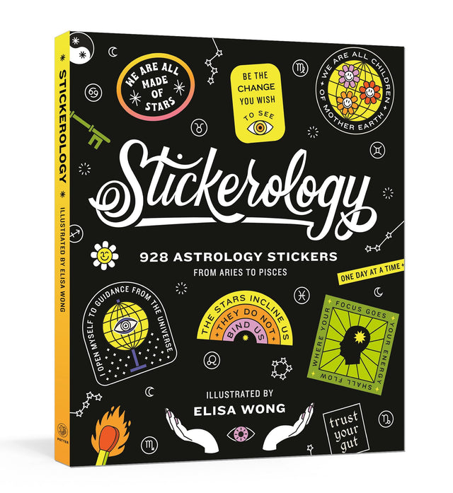 Stickerology: 928 Astrology Stickers from Aries to Pisces: Stickers for Journals, Water Bottles, Laptops, Planners, and More - Retail Maharaj