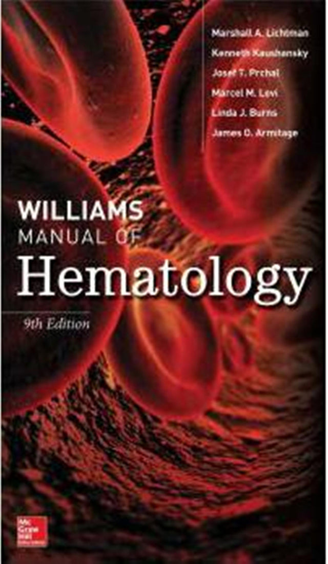 Williams Manual Of Hematology - Retail Maharaj