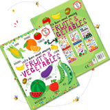 Hello Friend Books Let's Learn Giant Board Book: Fruits and Vegetables - Large Board Book with Beautifully Illustrated Images for Children to Learn - Retail Maharaj