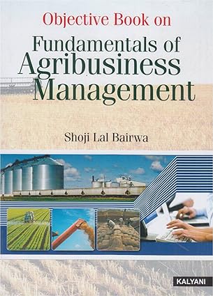 Objective on Fundamentals of Agribusiness Management
