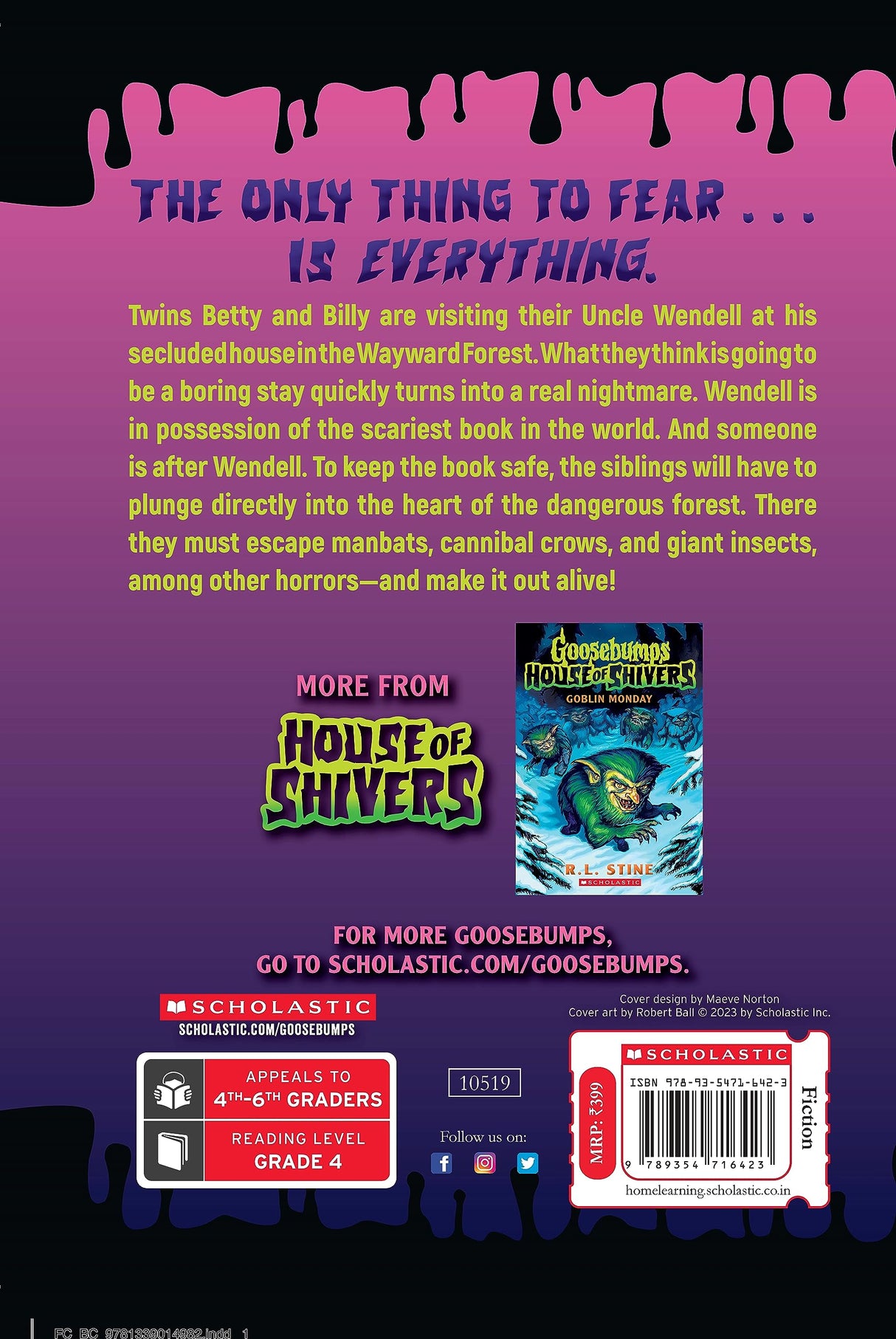 Goosebumps House of Shivers #1: Scariest. Book. Ever. - Retail Maharaj