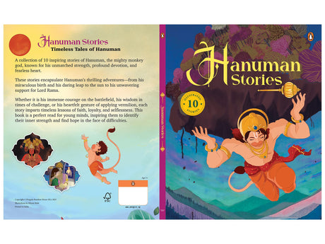Hanuman Stories: 10 Illustrated Stories of Lord Hanuman for Children I Hindu Mythology | Indian Gods and Goddesses | Bedtime Storybook | Indian Folklore & Legends I Ages 5+ I [Select Learning - Retail Maharaj
