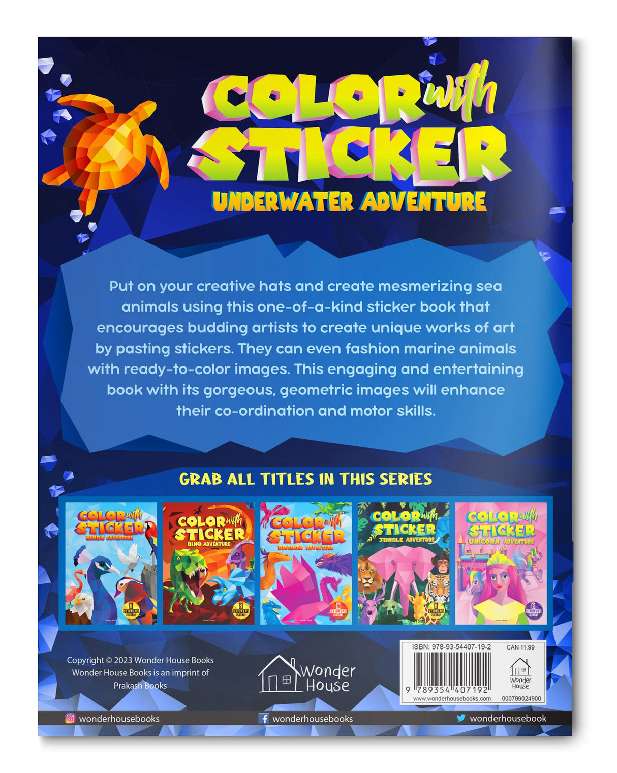 Color with Sticker - Underwater Adventure - Retail Maharaj
