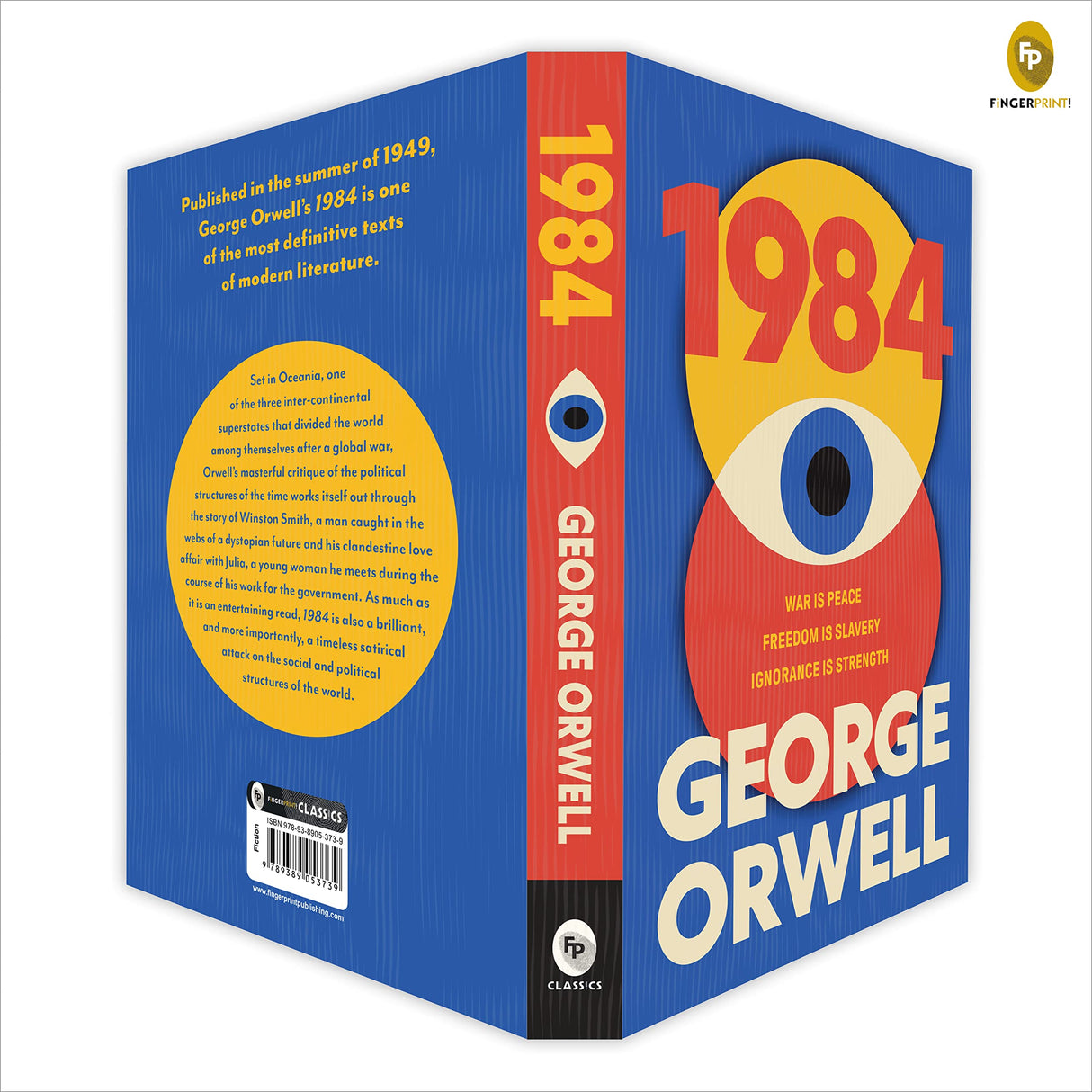 1984 by George Orwell | A Timeless Tale of Surveillance, Power & Rebellion | Classic Literature Bestseller | Must-Read Dystopian Fiction | Originial Premium Paperback Edition - Retail Maharaj