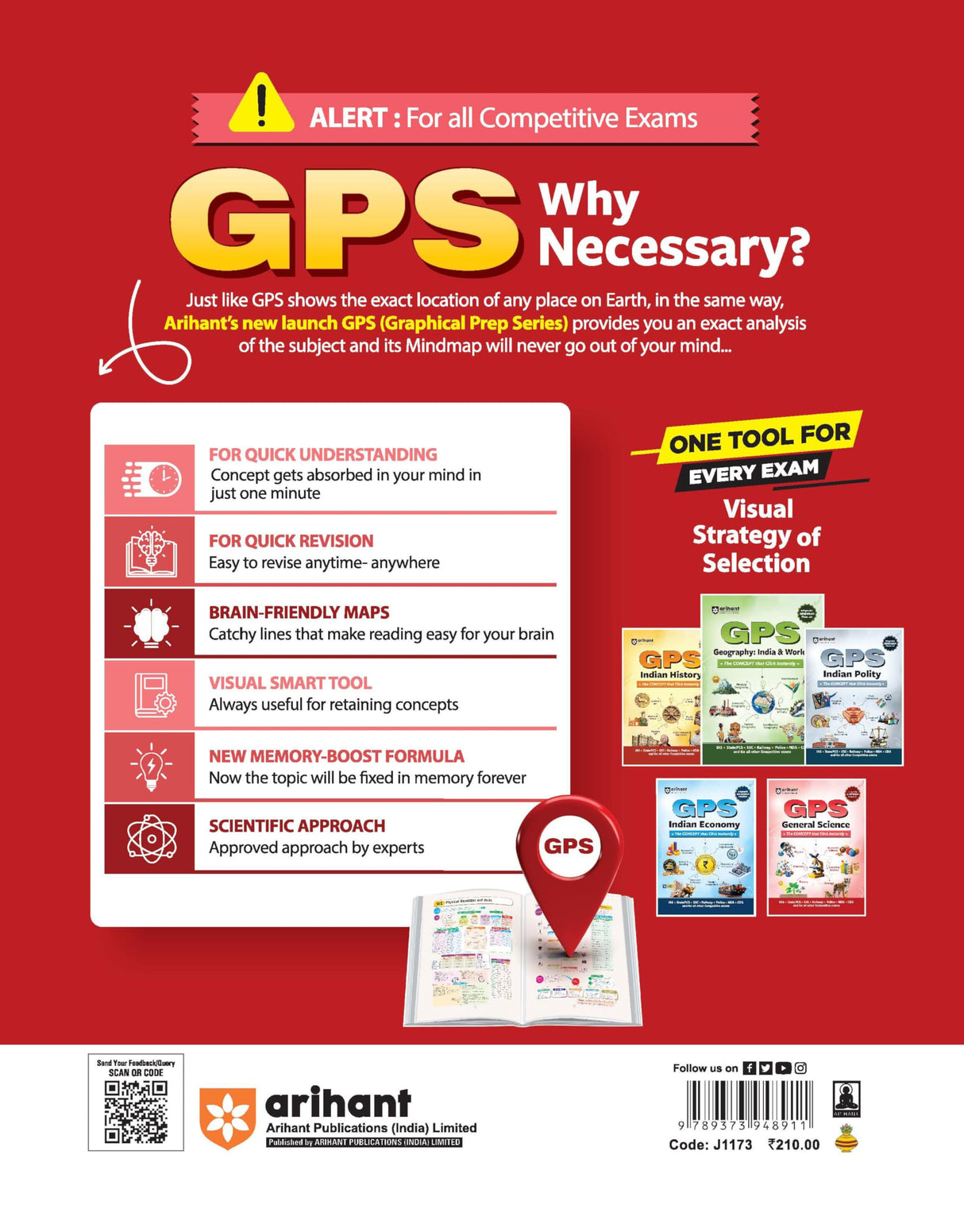 Arihant GPS General Science Book 2025 | GS and General Knowledge Guide for UPSC, IAS, State PCS, SSC, Railway, Police, NDA, CDS and Competitive Exams ... World History, Culture | English Medium - Retail Maharaj