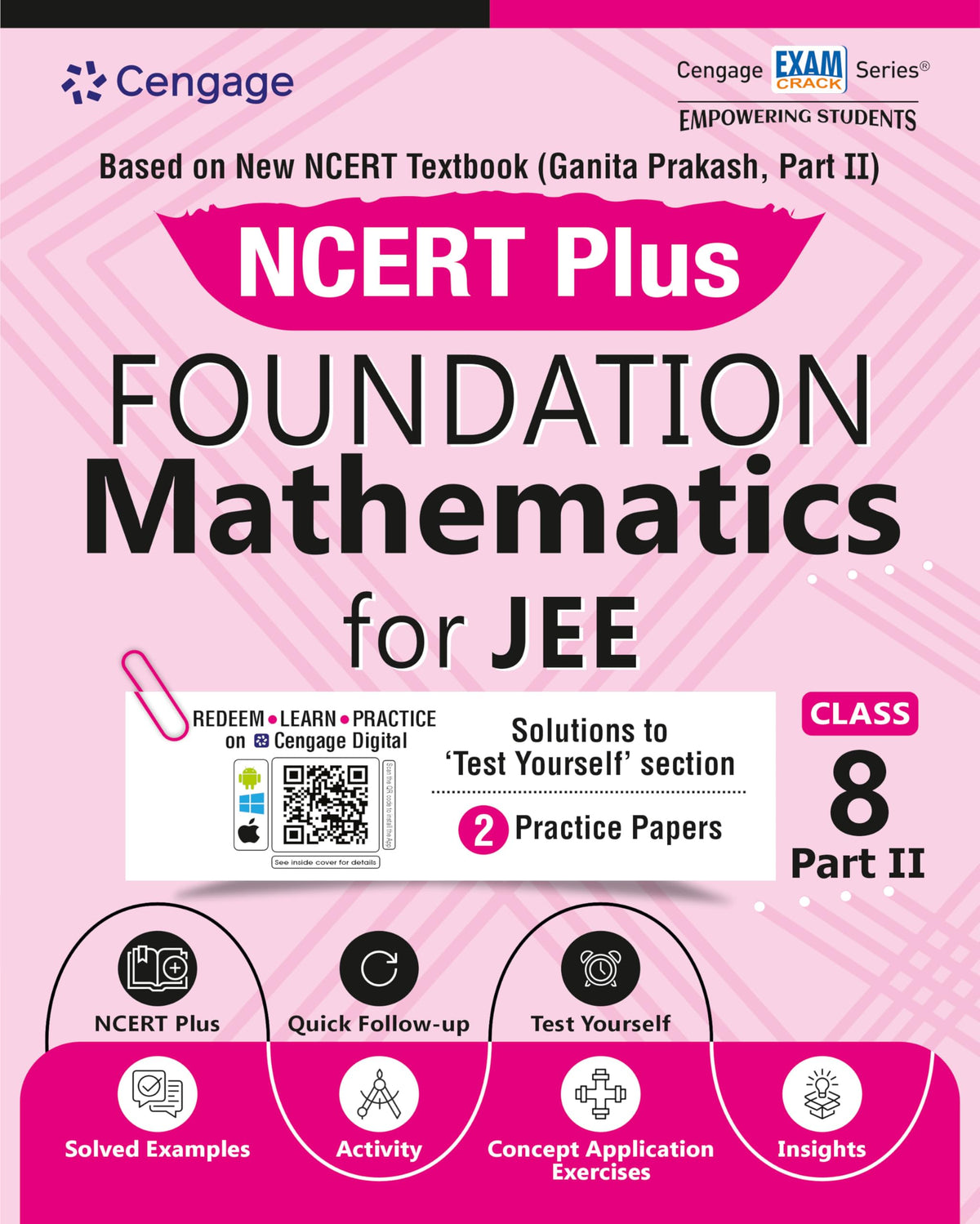 Cengage NCERT Plus Foundation Mathematics for JEE: Class 8 (Part II)