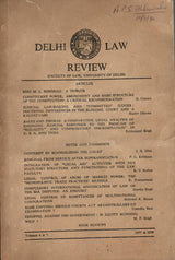Delhi Law Review - Volumes 6 & 7 , 1977 & 1978