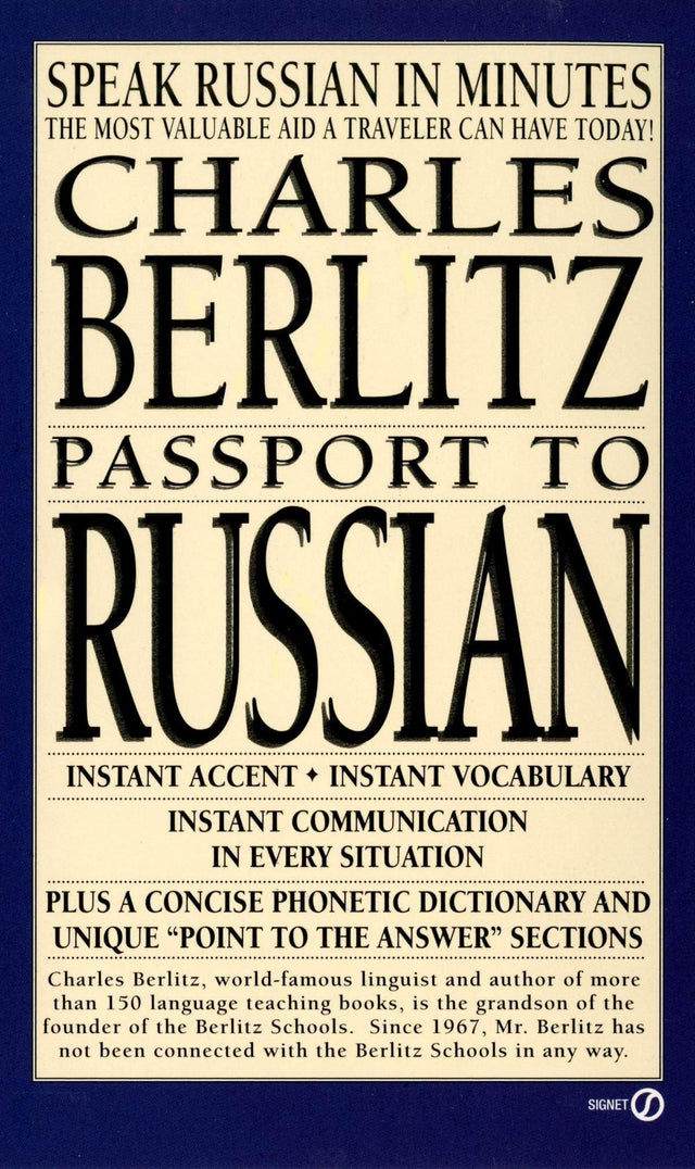 Passport to Russian: Speak Russian in Minutes - Retail Maharaj