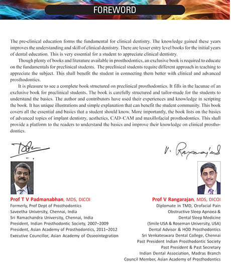 Textbook of Preclinical Prosthodontics (2nd Edition) - Retail Maharaj