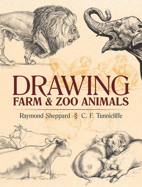 Drawing Farm and Zoo Animals (Dover Art Instruction) - Retail Maharaj