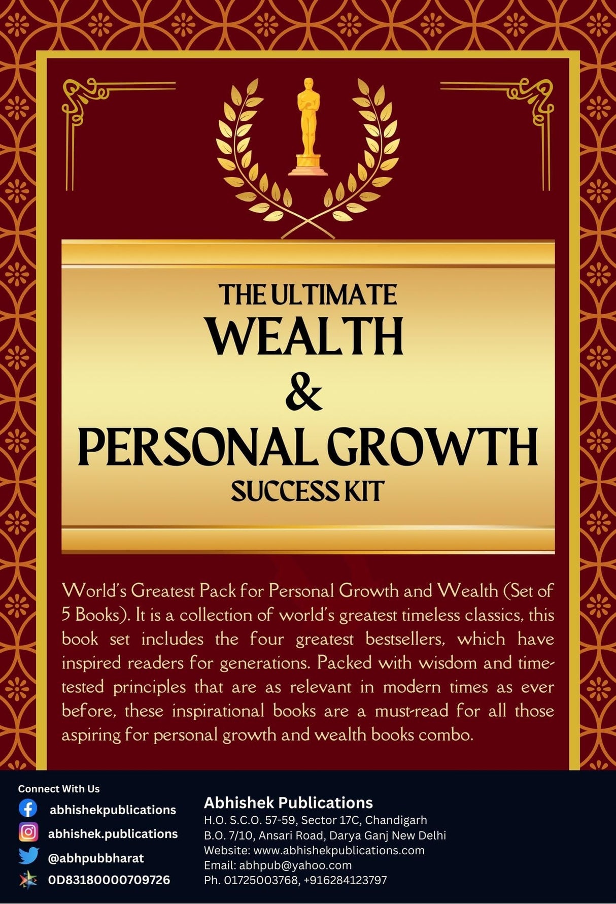 Ultimate Wealth and Personal Growth Success Kit World Greatest Pack to Grow your Life (Set of 5 Books) - Retail Maharaj