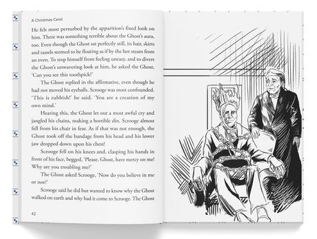 A Christmas Carol: Illustrated Abridged Children Classics English Novel With Review Questions (Hardback) - Retail Maharaj