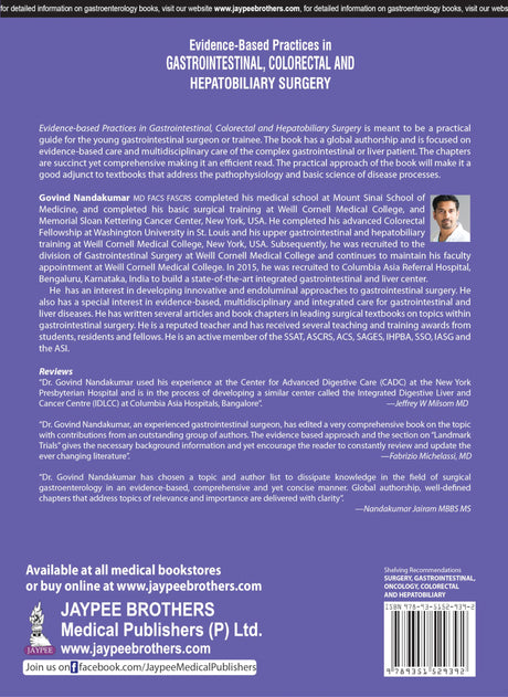 Evidence-Based Practices in Gastrointestinal, Colorectal and Hepatobiliary Surgery - Retail Maharaj