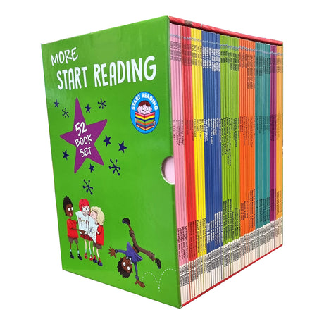 More Start Reading Series 52 Books Collection Set (The Winter Cave, Rushing River, Danger in the Forest, A Wolf in the Woods, The Spotless Pig & More...) - Retail Maharaj
