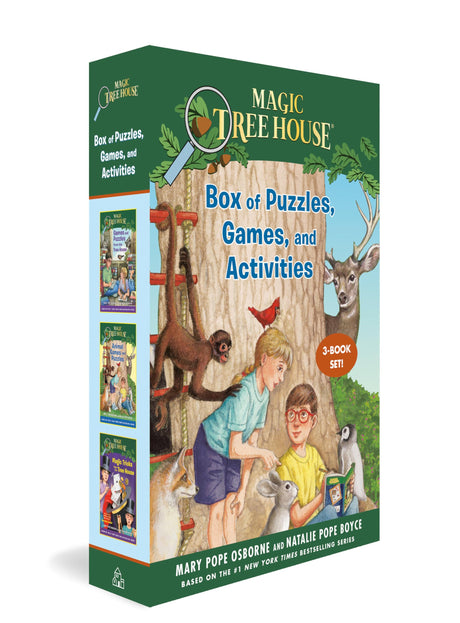 Magic Tree House Box of Puzzles, Games, and Activities (3 Book Set) - Retail Maharaj