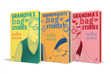 A Bagful of Stories: A Gift Edition Boxset of Grandma’s, Grandpa’s and Grandparents’ Bag of Stories by Sudha Murty - Retail Maharaj