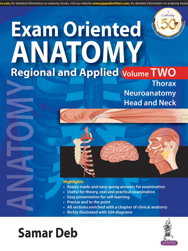 Exam Oriented Anatomy: Regional and Applied (Vol. 2) - Retail Maharaj