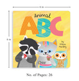 Animal ABC – Board Book for Kids: Playful Animals Teach A to Z with Bright Illustrations & Fun Rhymes | Learn the Alphabet with Tigers, Zebras, Elephants & More | Early Learning Alphabet Book for Babies, Toddlers & Preschoolers | Ages 2–6 Years - Retail Maharaj