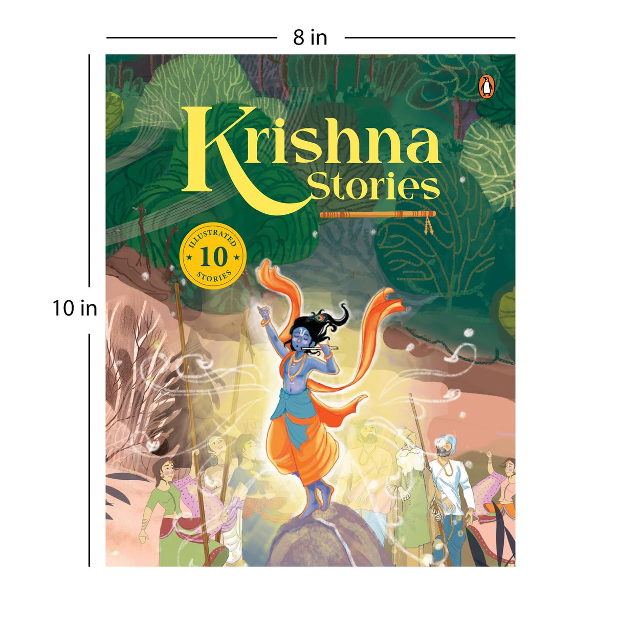 Krishna Stories: 10 Illustrated Stories of Lord Krishna for Children I Hindu Mythology | Indian Gods and Goddesses | Bedtime Storybook | Indian Folklore & Legends I Ages 5+ I [Select Learning - Retail Maharaj