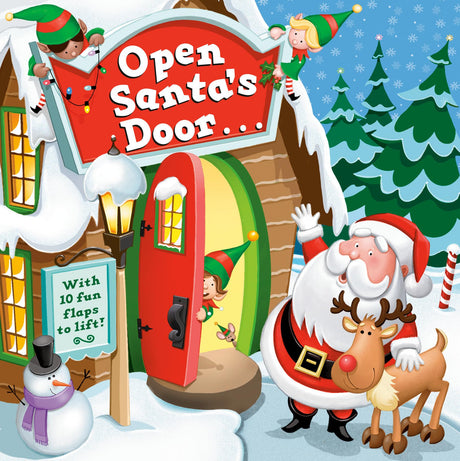 Open Santa's Door: A Christmas Lift-the-Flap Book - Retail Maharaj