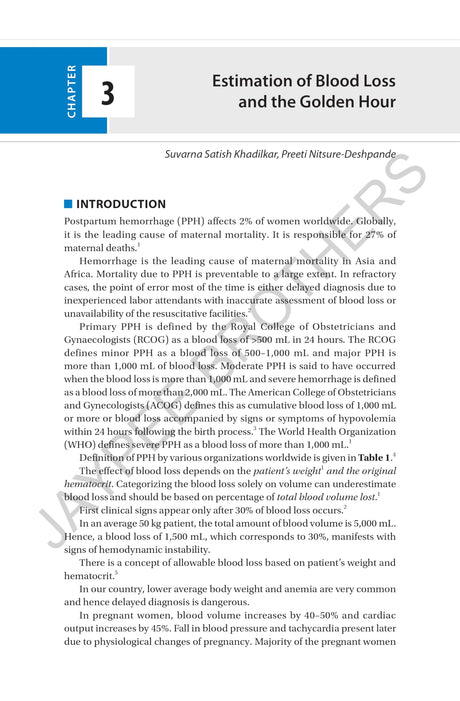 PRACTICAL GUIDE TO MANAGEMENT OF POSTPARTUM HEMORRHAGE - Retail Maharaj