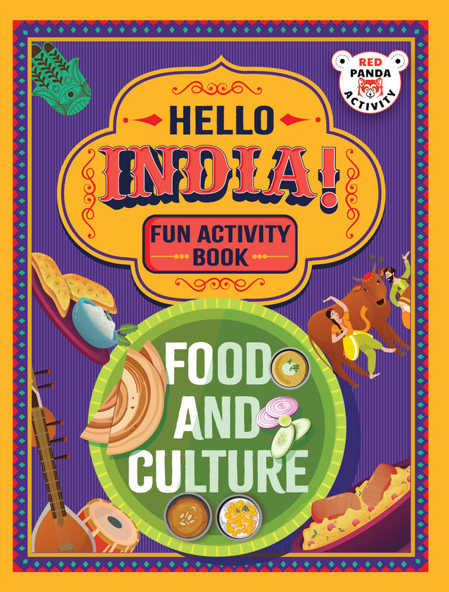 Hello, India! A Fun India Activity Book: Food and Culture - Retail Maharaj