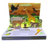 Pop Up Wild Animals Book for Kids: Interactive Learning with Adventure Pop-Up Scenes | Explore the Jungle, Safari & Forest Creatures | Fun Facts & Surprises Inside | Children’s Nature Pop-Up Book - Retail Maharaj