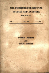 The Institute For Defence Studies And Analyses Journal - Vol. 3 , No. 1 To 4 ( July 1970 To April 1971 ) ( Set Of 4 Books )