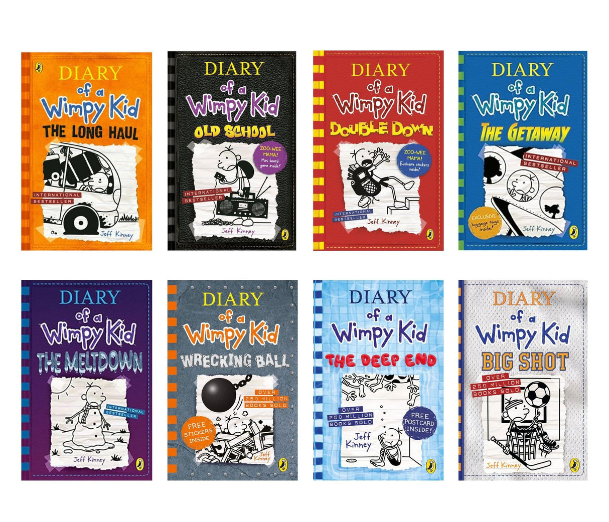 Diary of a Wimpy Kid Boxset: The Ultimate Collection 16 Books Boxset (Books 1-16) | #1 International Bestselling Series | 250+ Million Copy Bestseller | Ages 8+ Years - Retail Maharaj