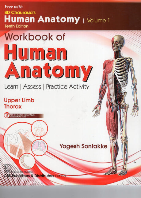 Bd Chaurasias Human Anatomy - 10Ed Vol 1 Regional And Applied Dissection And Clinical Upper Limb Thorax With Free Workbook And Ebooks (Pb 2025) - Retail Maharaj
