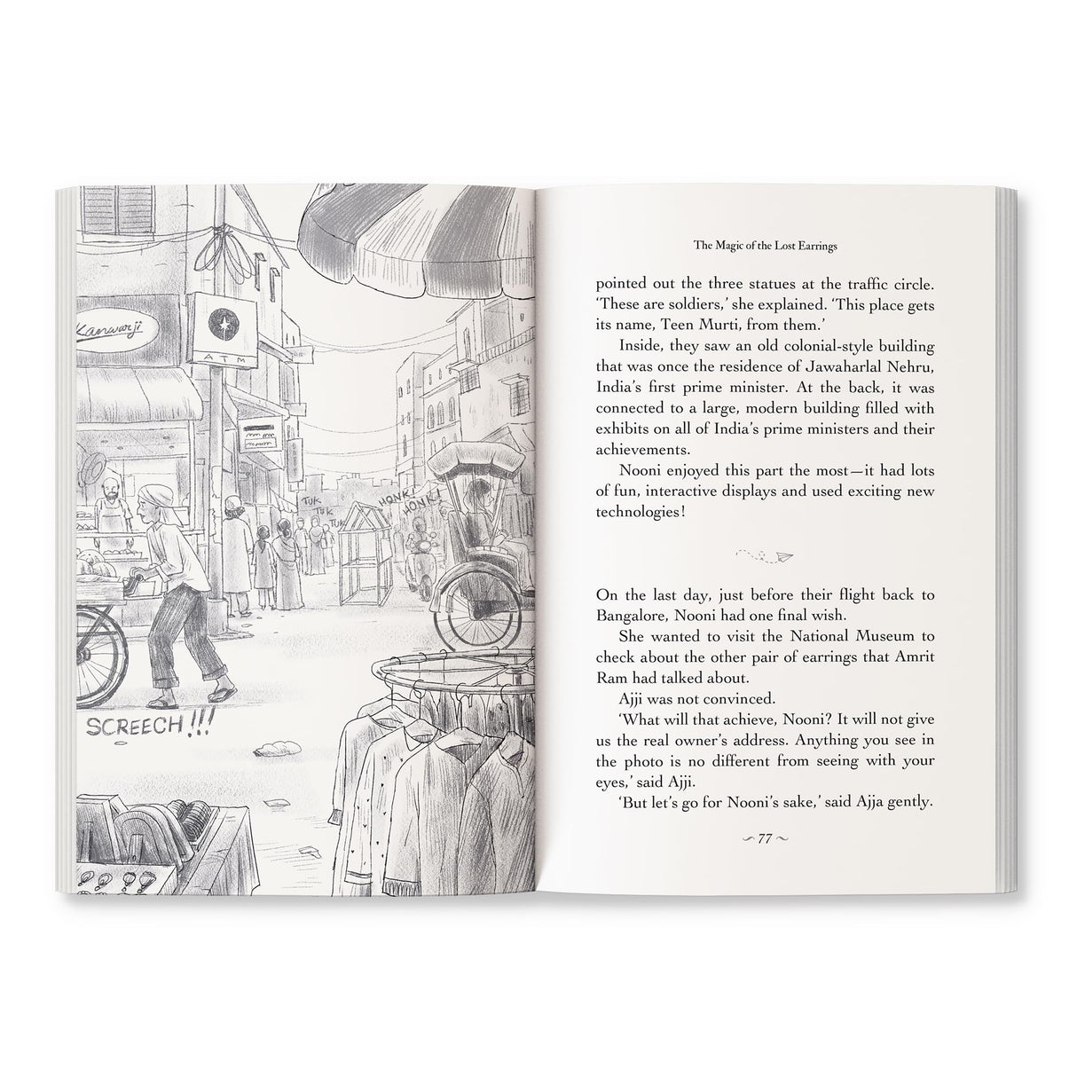 The Magic of the Lost Earrings: A New Nooni Adventure by Sudha Murty | A Story of History, Family Bonds and Hidden Treasures | Ages 9+ - Retail Maharaj