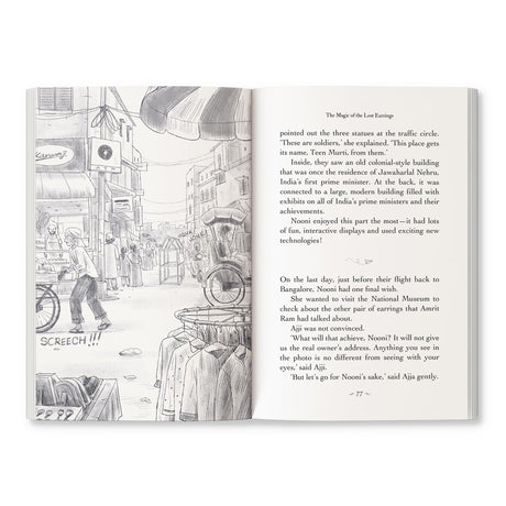 The Magic of the Lost Earrings: A New Nooni Adventure by Sudha Murty | A Story of History, Family Bonds and Hidden Treasures | Ages 9+ - Retail Maharaj