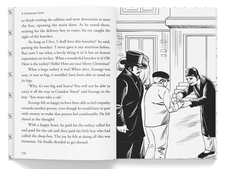 A Christmas Carol: Illustrated Abridged Children Classics English Novel With Review Questions (Hardback) - Retail Maharaj