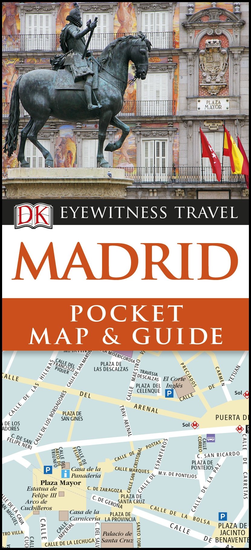 DK Madrid Pocket Map and Guide - Retail Maharaj