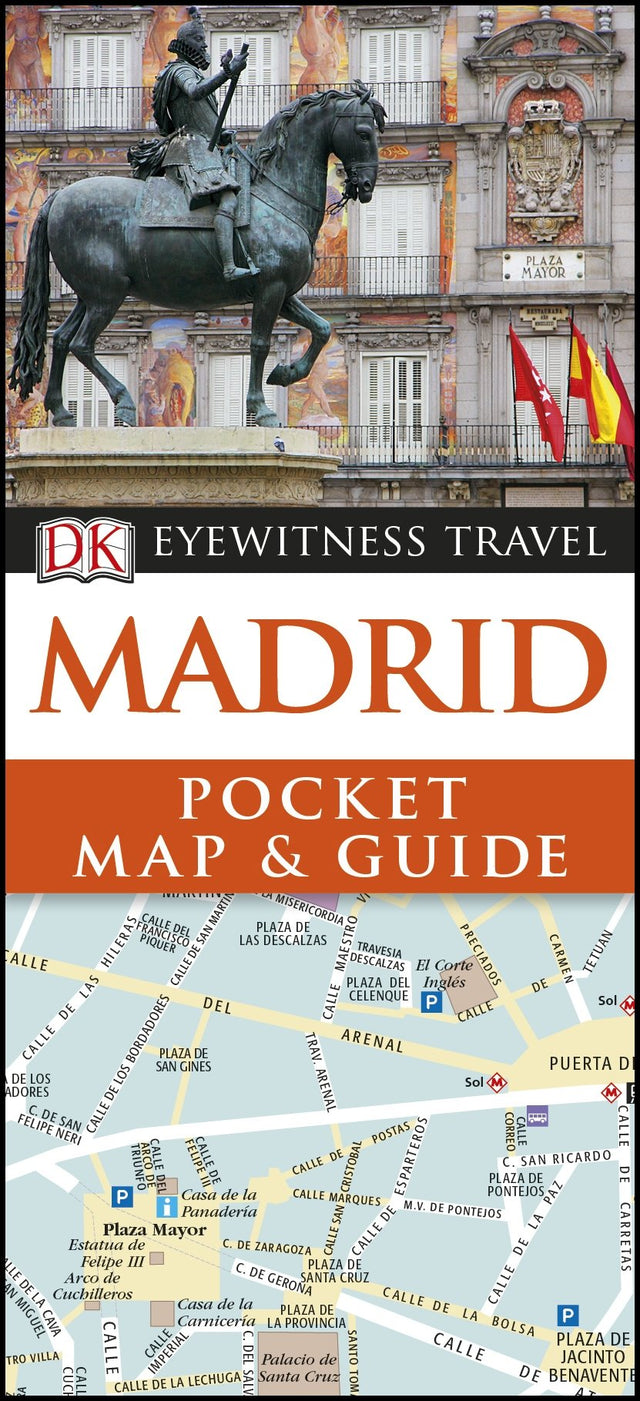 DK Madrid Pocket Map and Guide - Retail Maharaj