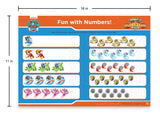Nickelodeon Paw Patrol – Mighty Pups Super Paws: Fun Learning Set Includes Wipe & Clean Mats, Coloring Sheets, Stickers, Crayons, Certificate & Pen | Ages 3–6 | 4 Hours of Heroic Learning & Play - Retail Maharaj