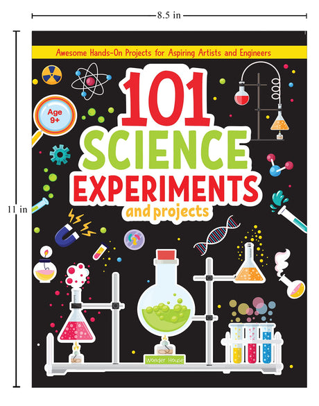 101 Science Experiments and Projects for Children | Hands-On Activities to Learn STEM Concepts | Ages 6–12 | Fun with Physics, Chemistry & Nature - Retail Maharaj