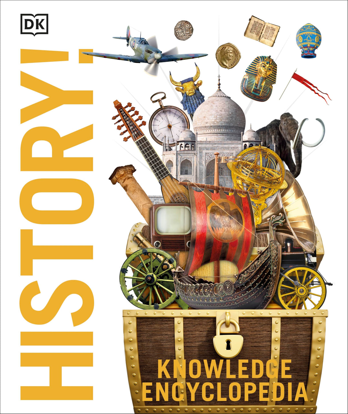 Knowledge Encyclopedia: History! | Illustrations of Ancient Civilizations to Modern Times, Maps and Fun Facts | World History for Kids - Retail Maharaj