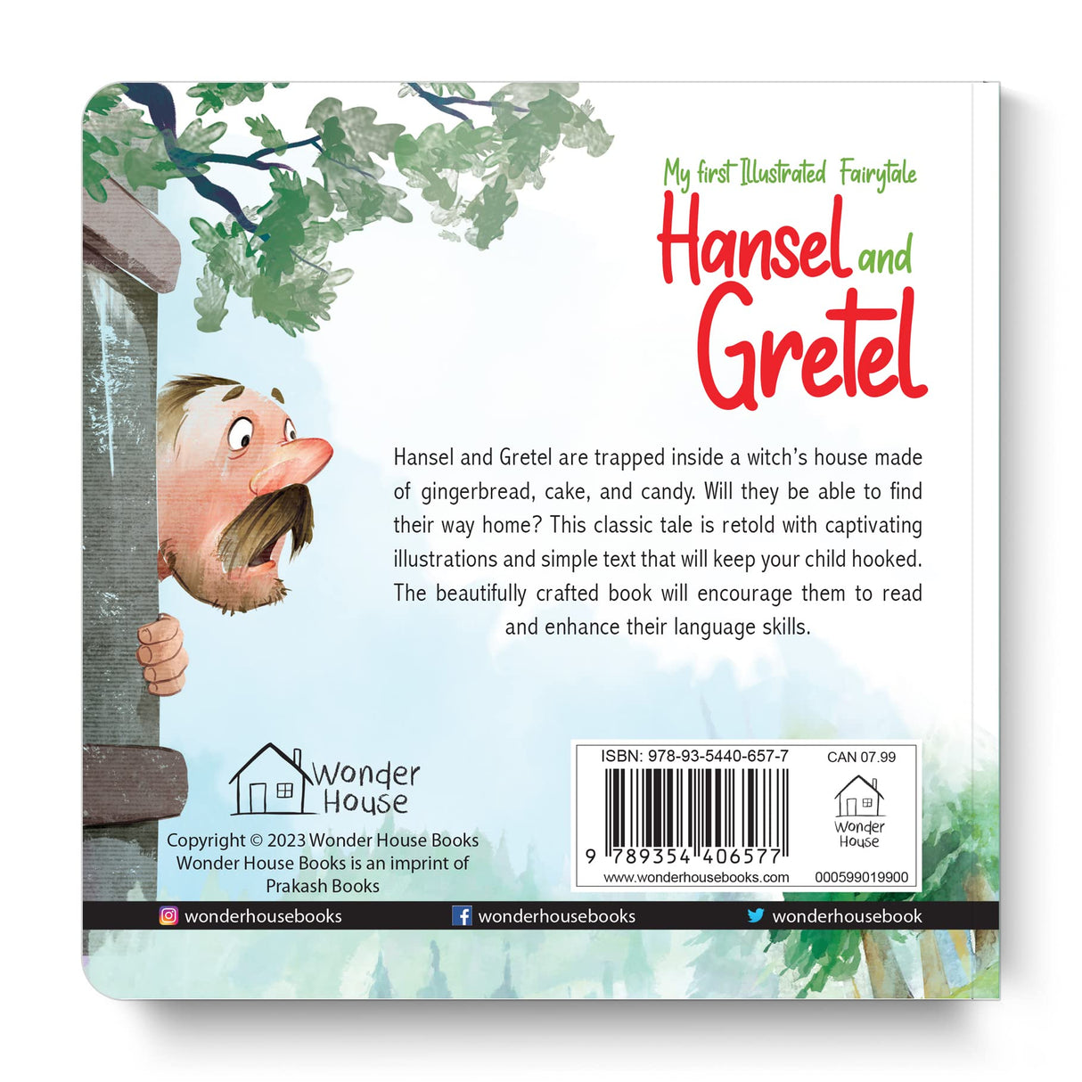 My first Illustrated Fairytale Board Book - Hansel and Gretel Board Book - Retail Maharaj