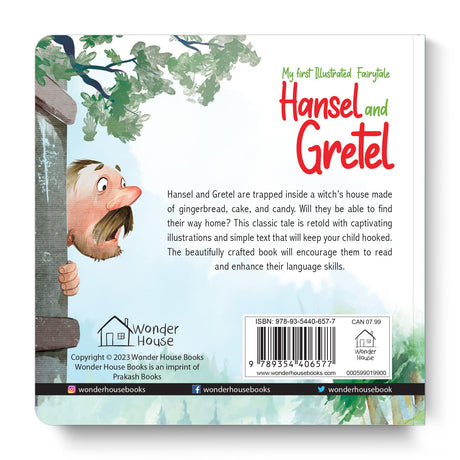 My first Illustrated Fairytale Board Book - Hansel and Gretel Board Book - Retail Maharaj
