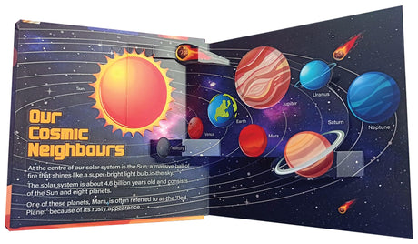 Pop Up Space Book for Kids: Pop-Up Universe | Out of This World | Explore Space, Planets & Stars | Galaxy Cosmic Wonders | Astronaut Adventures | into the Cosmos | Best Pop-Up Outer Space Book for Children - Retail Maharaj